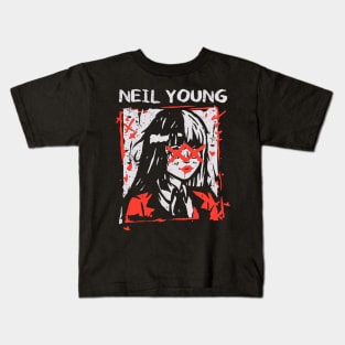 neil young gen z Kids T-Shirt